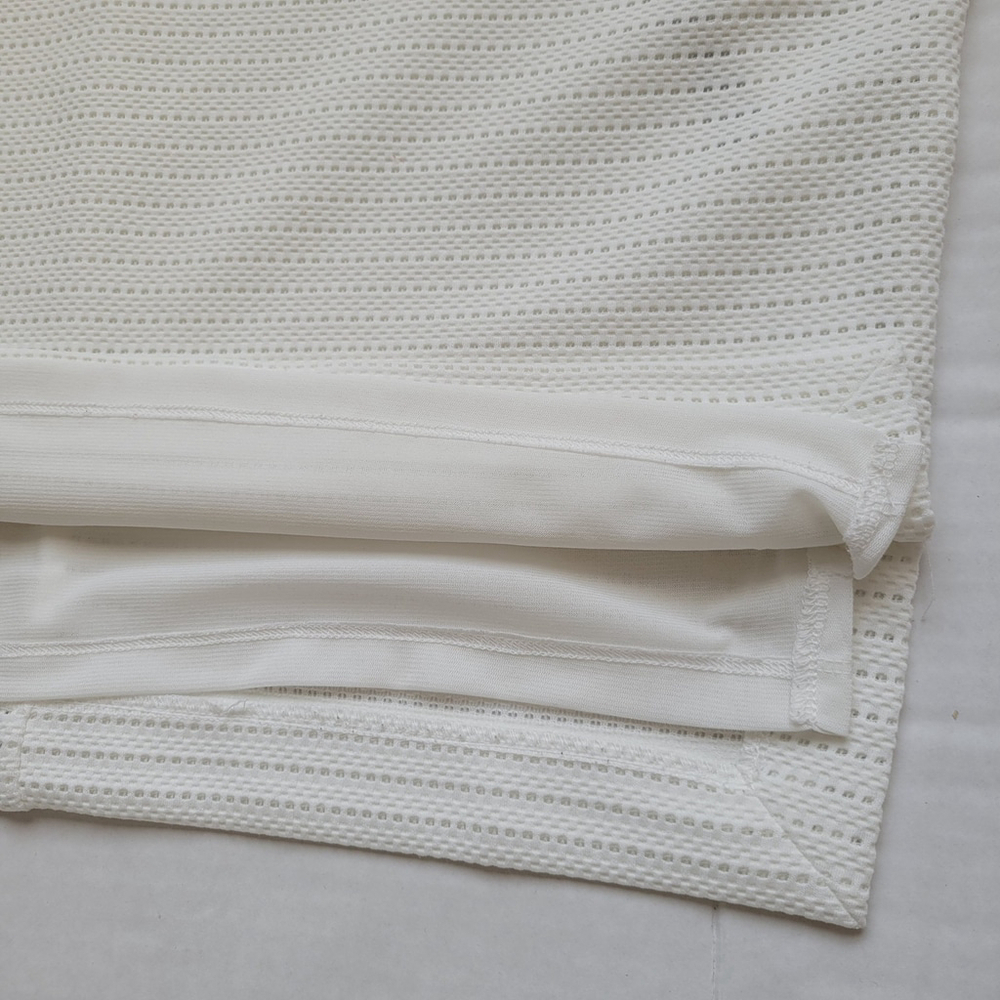 Chico's Women's 1 Medium White Dolman Sleeve Shirt Pullover Lined Casual - Picture 3 of 12